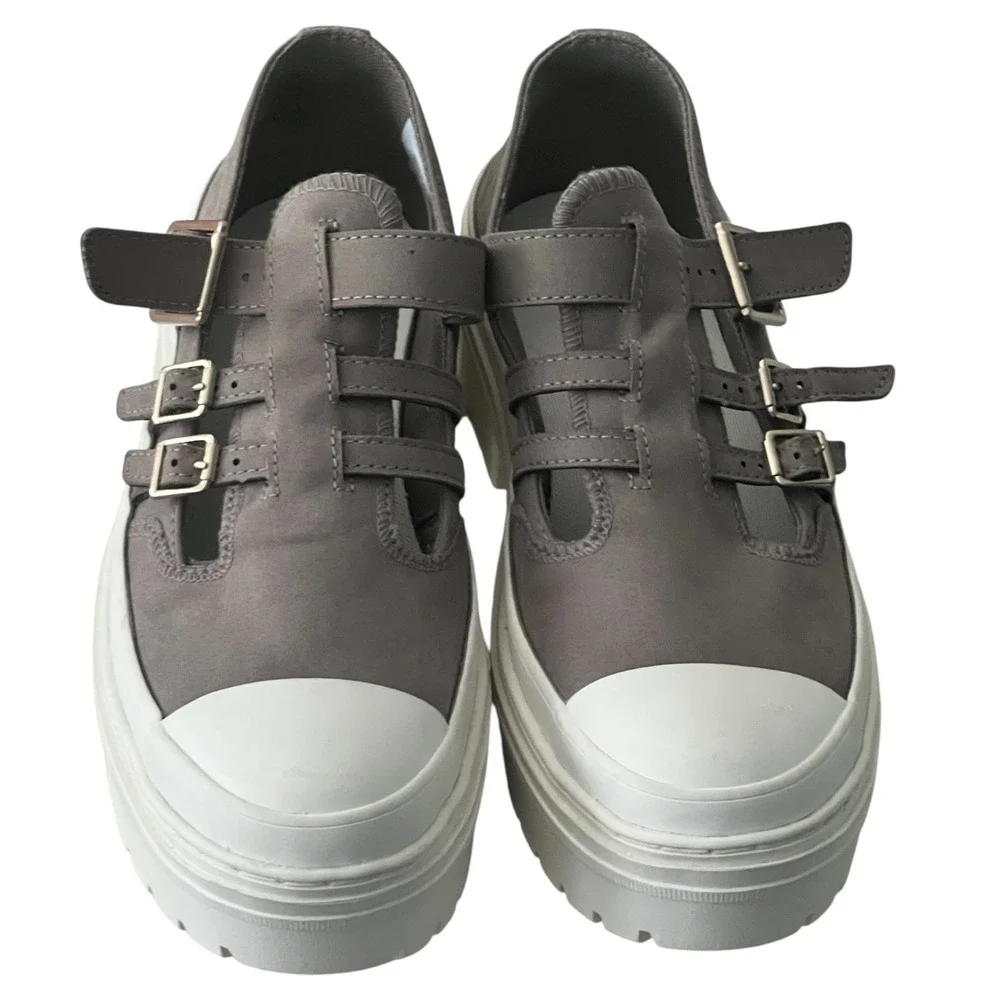 Converse Chuck Taylor Lugged Heel Mary Jane Platform‎ Sneakers Egret Women 9.5